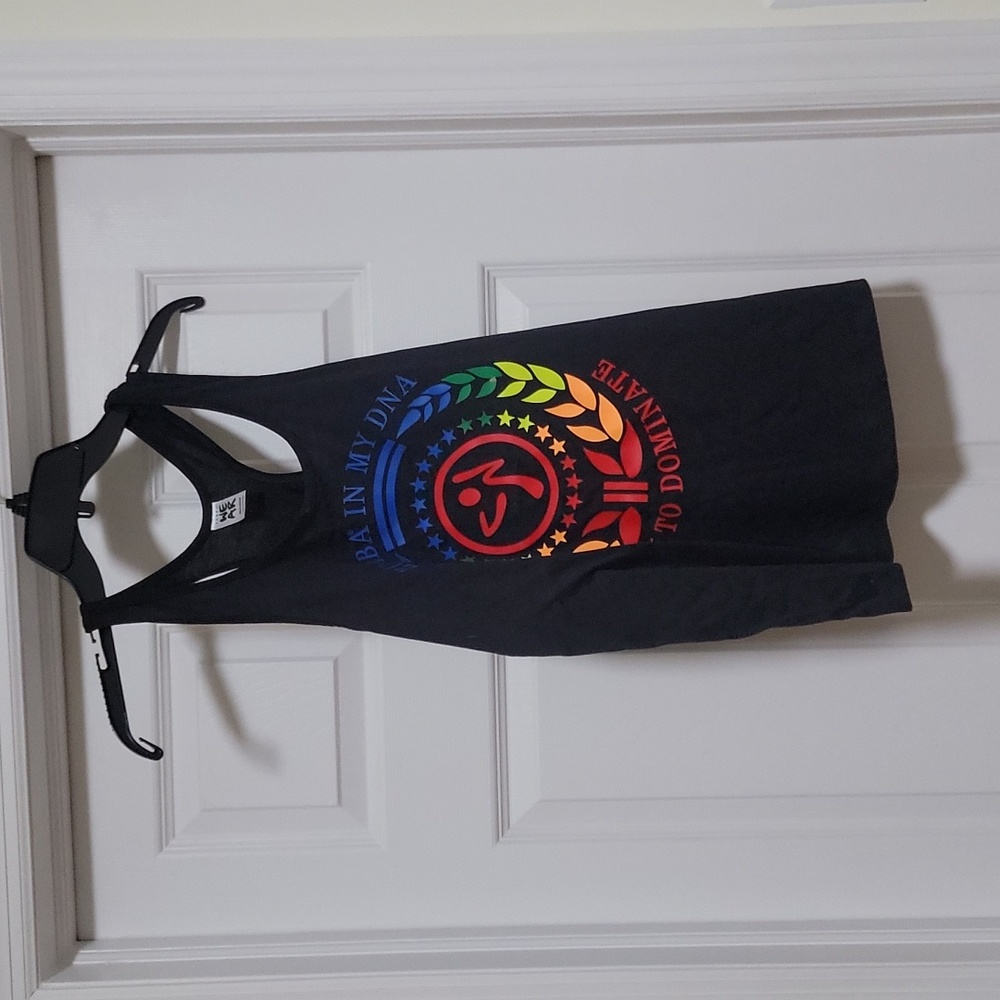 Zumba Wear Racerback Back to Black in Marvelous